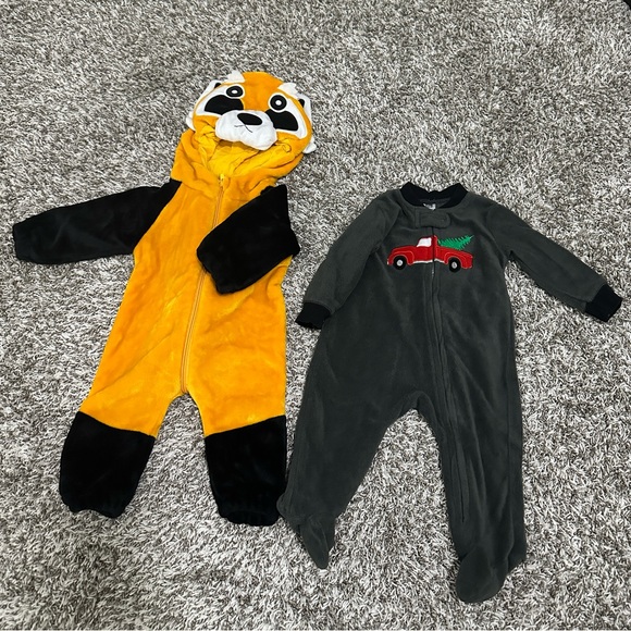 Baby boy fleece sleep and play 6-9 months - Picture 2 of 6